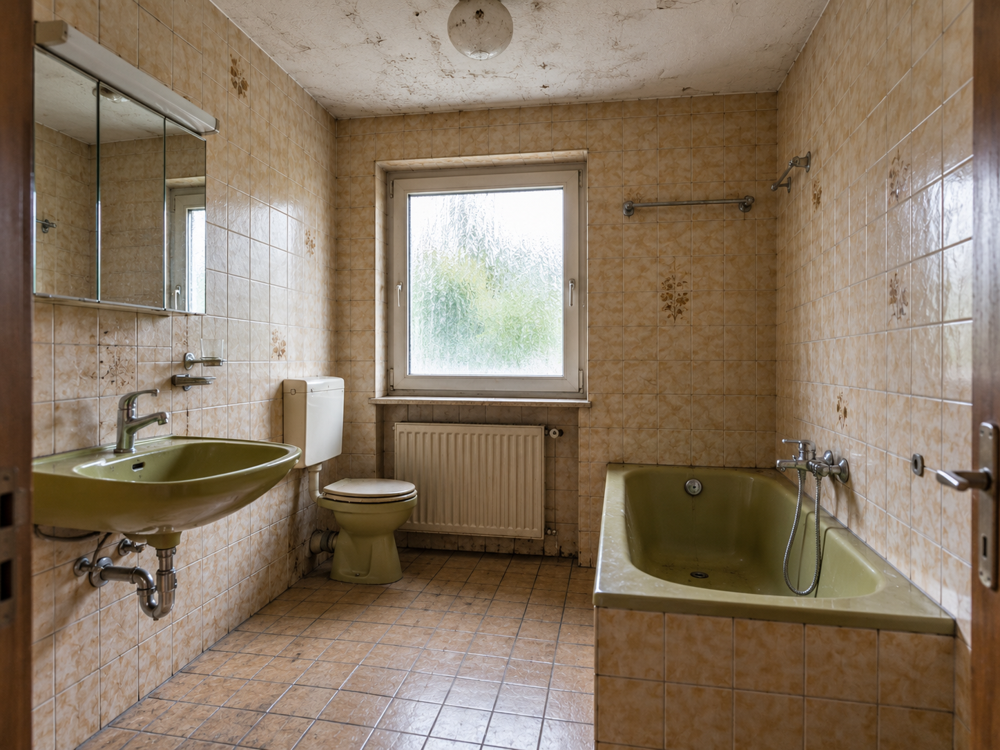 Badezimmer vor der Sanierung